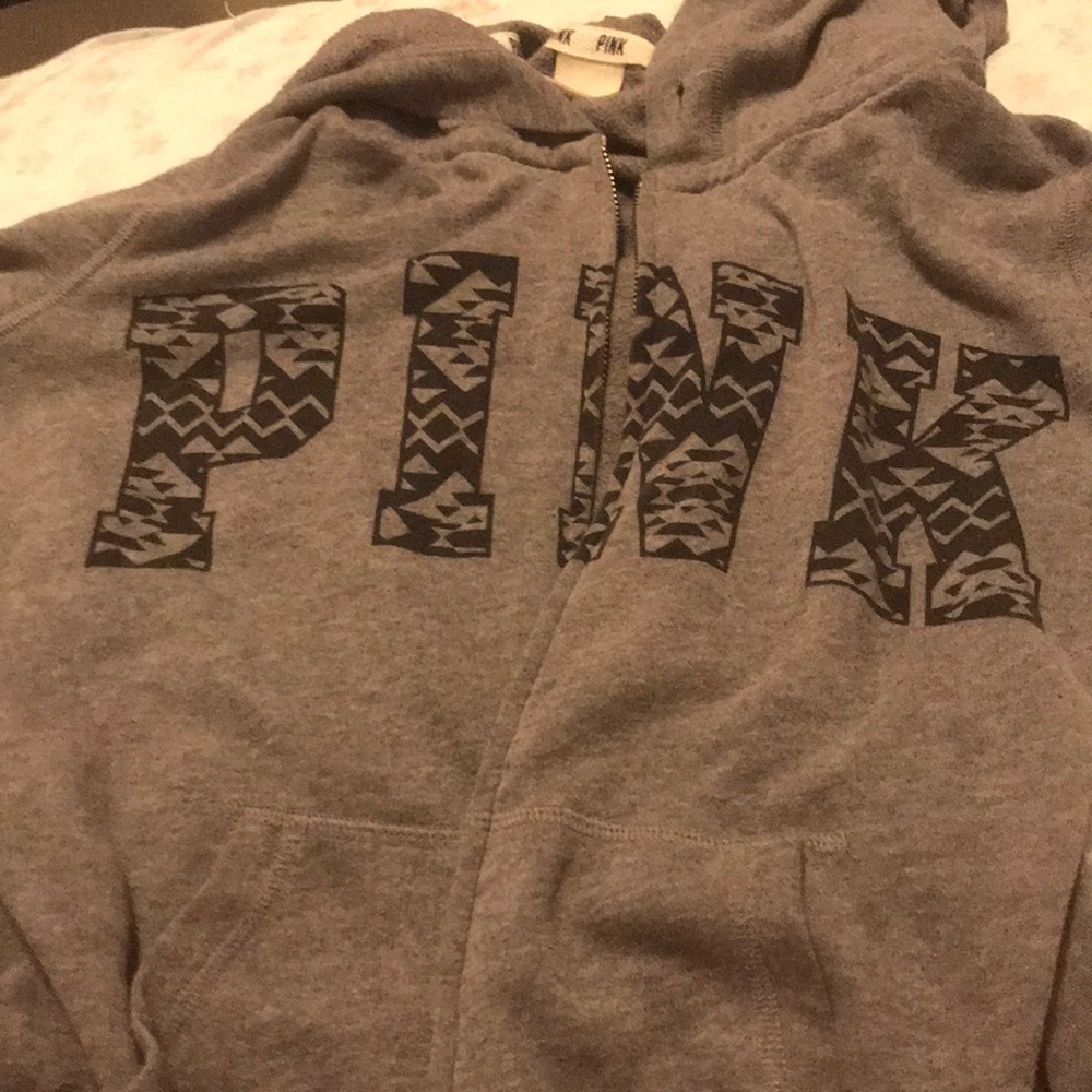 Gray pink jacket
